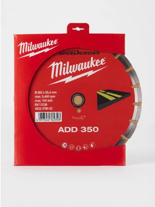 Алмазный диск Milwaukee ADD 350мм