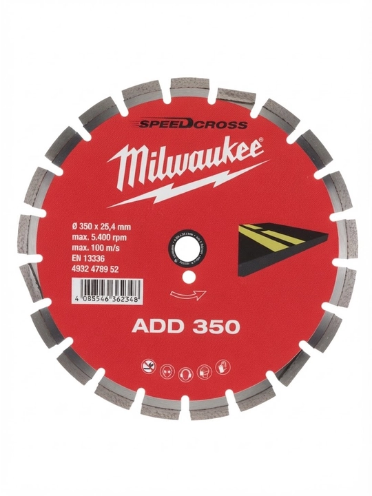 Алмазный диск Milwaukee ADD 350мм