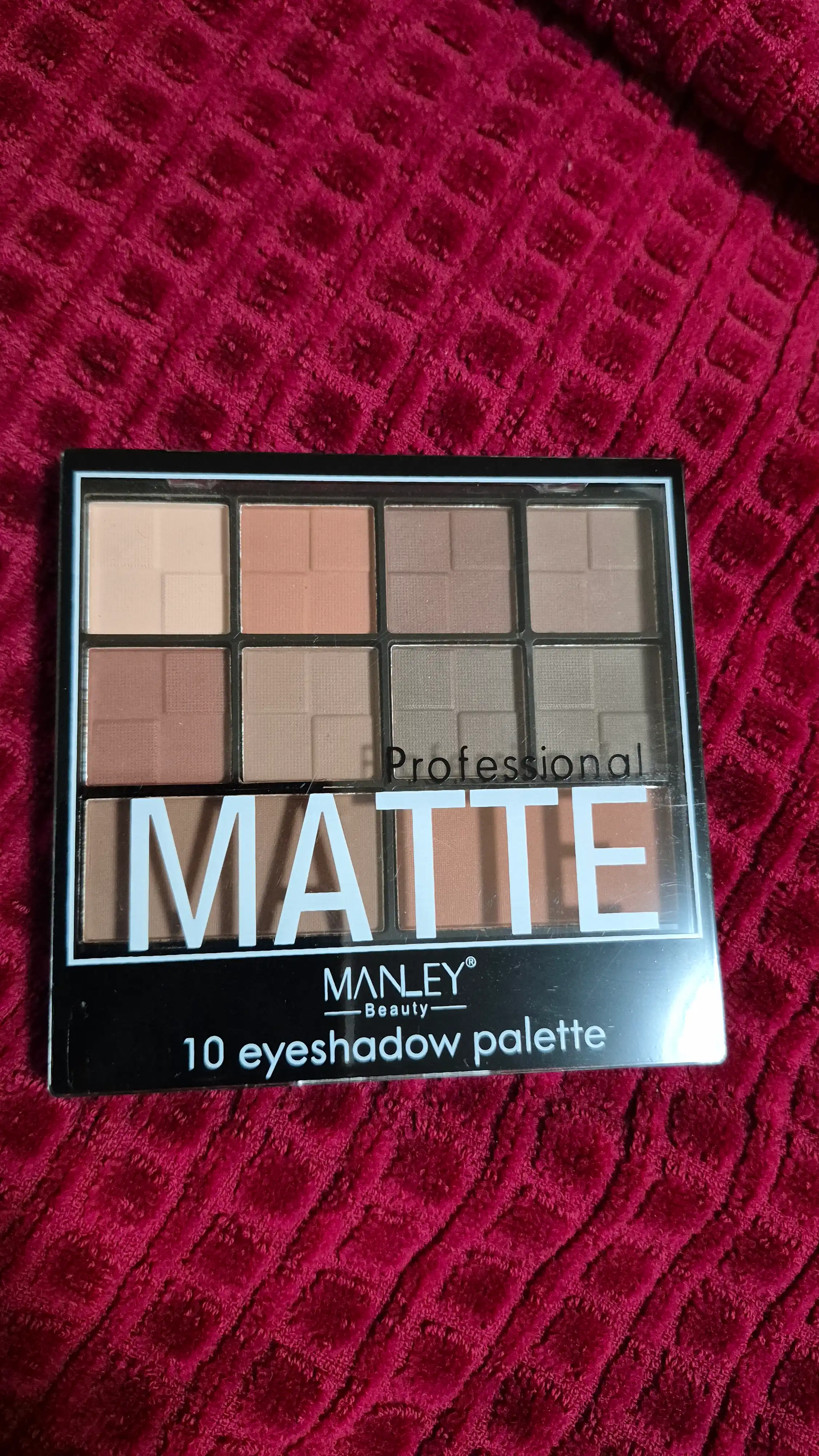 Палитра матовых теней для век, MATTE PROFESSIONAL тени для кожи вокруг глаз, из 10 цветов