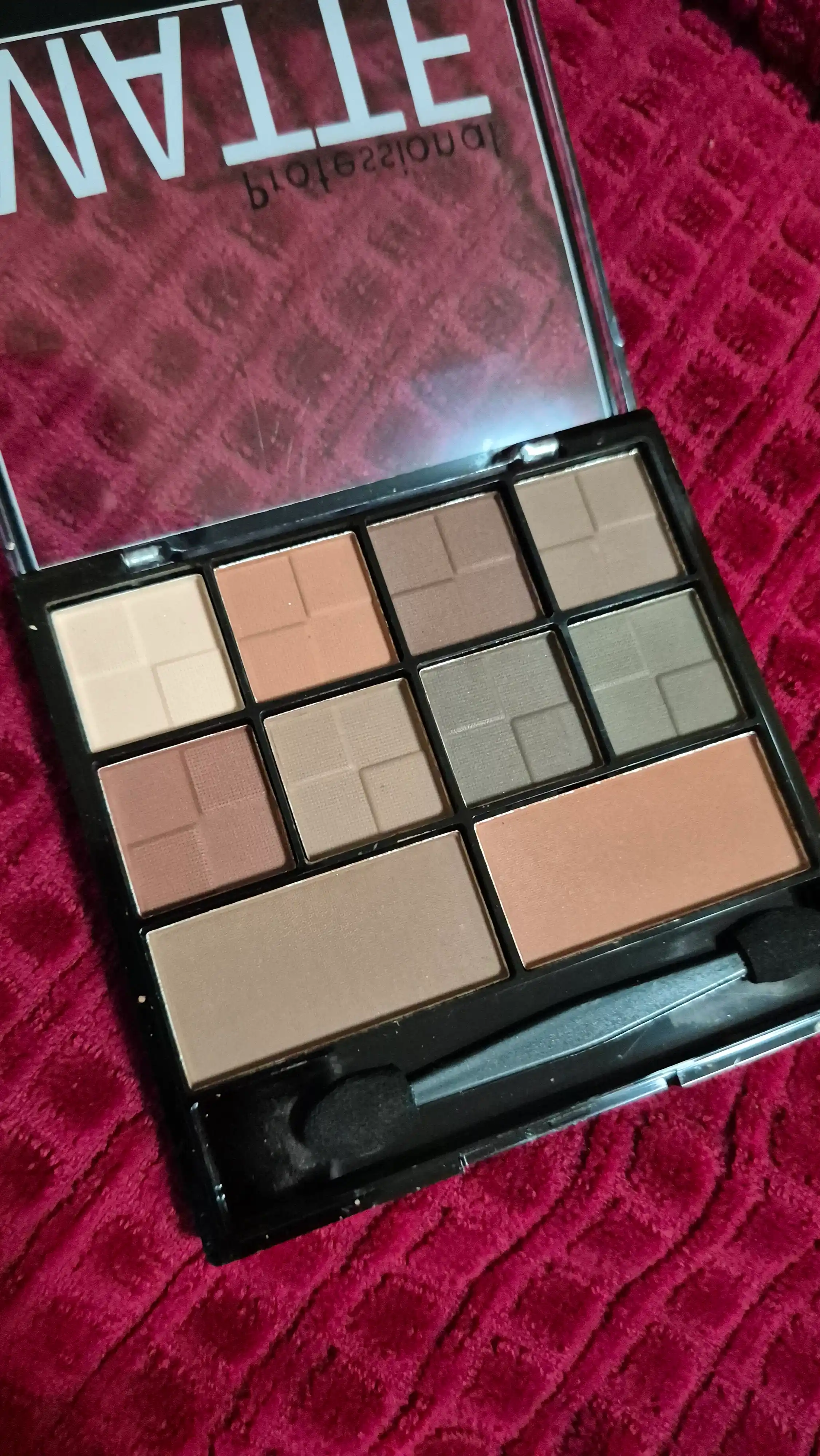 Палитра матовых теней для век, MATTE PROFESSIONAL тени для кожи вокруг глаз, из 10 цветов