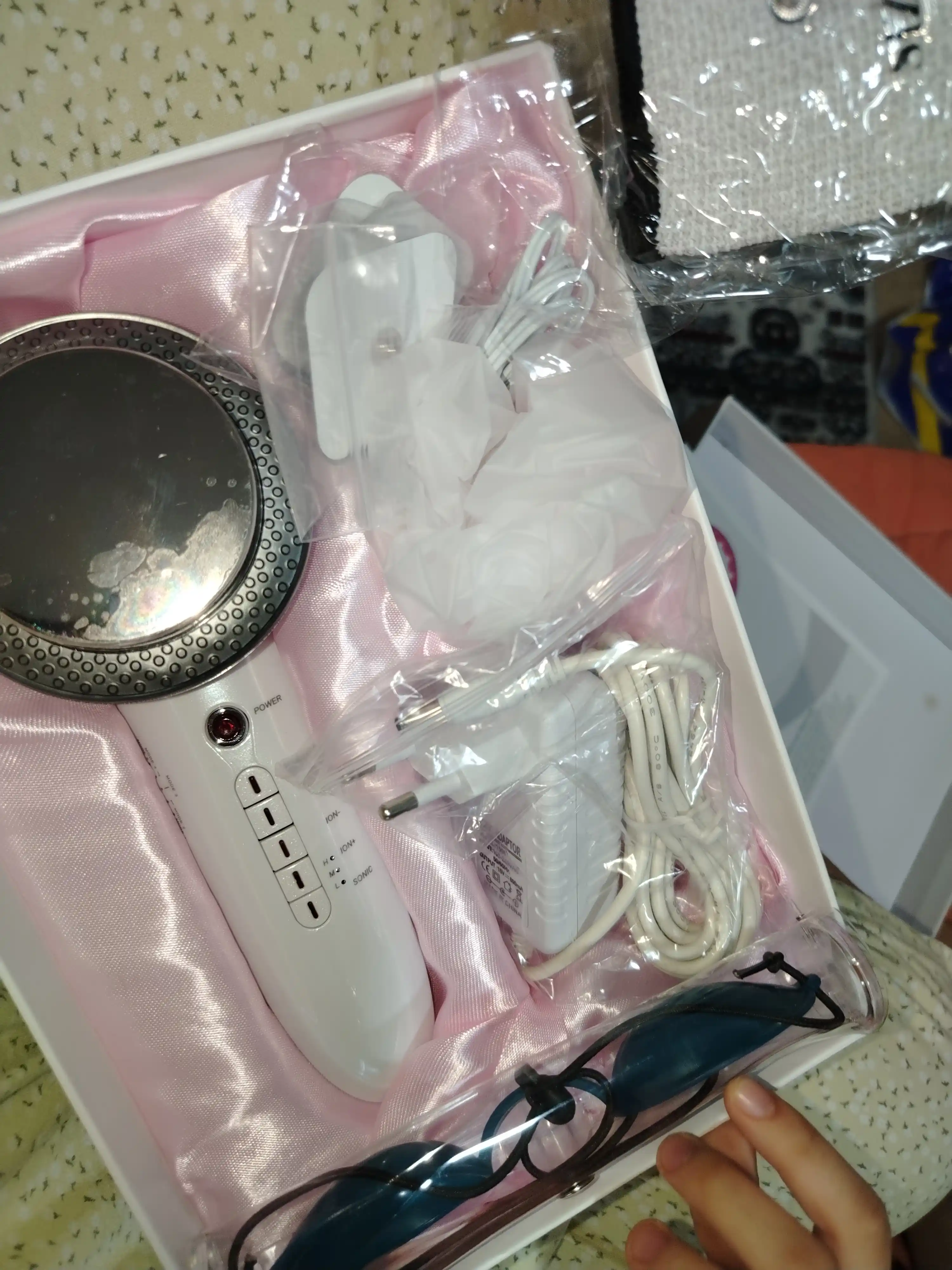 6 в 1 EMS ультразвуковой прибор для ухода за телом и коррекции фигуры