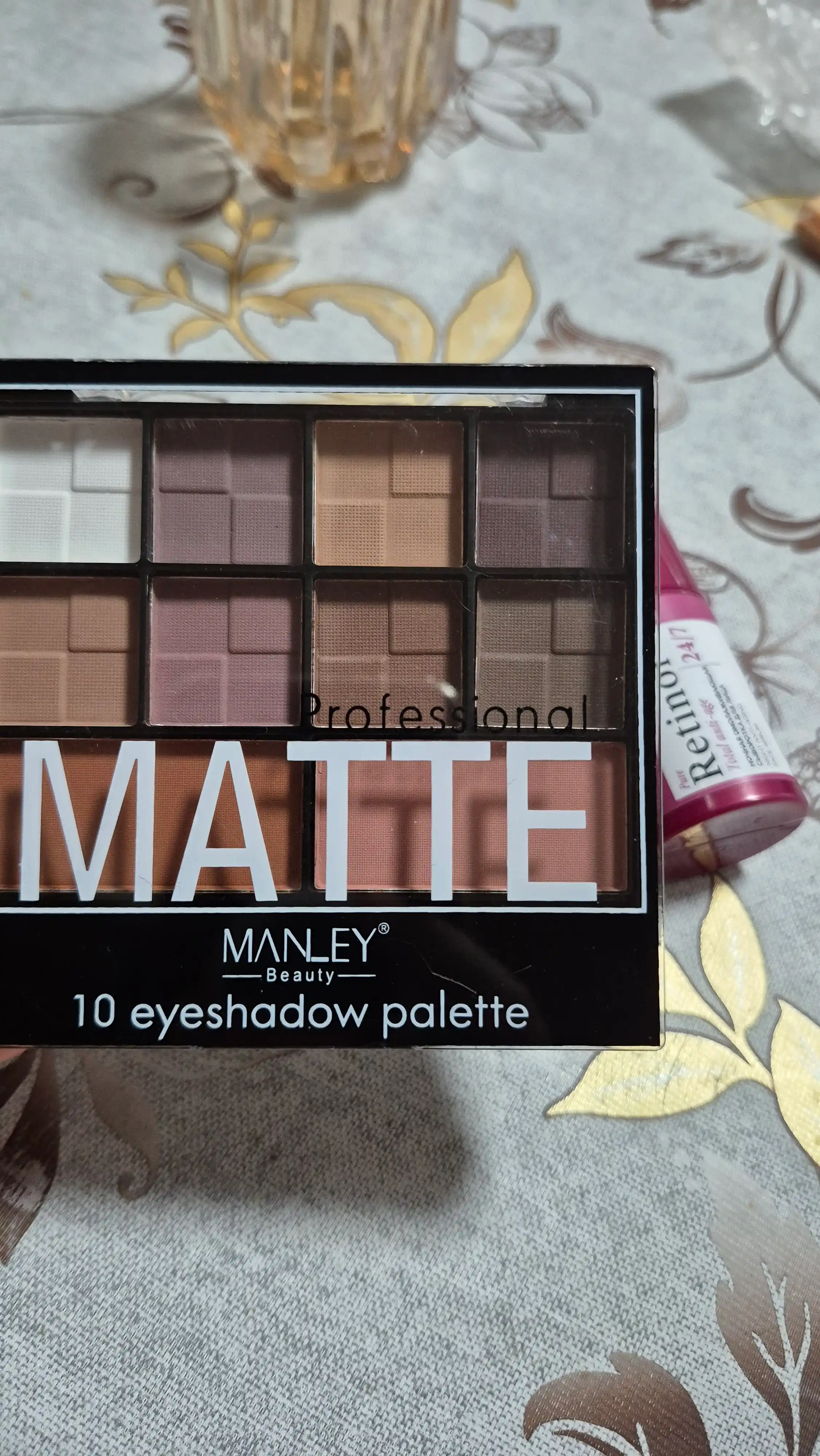 Палитра матовых теней для век, MATTE PROFESSIONAL тени для кожи вокруг глаз, из 10 цветов