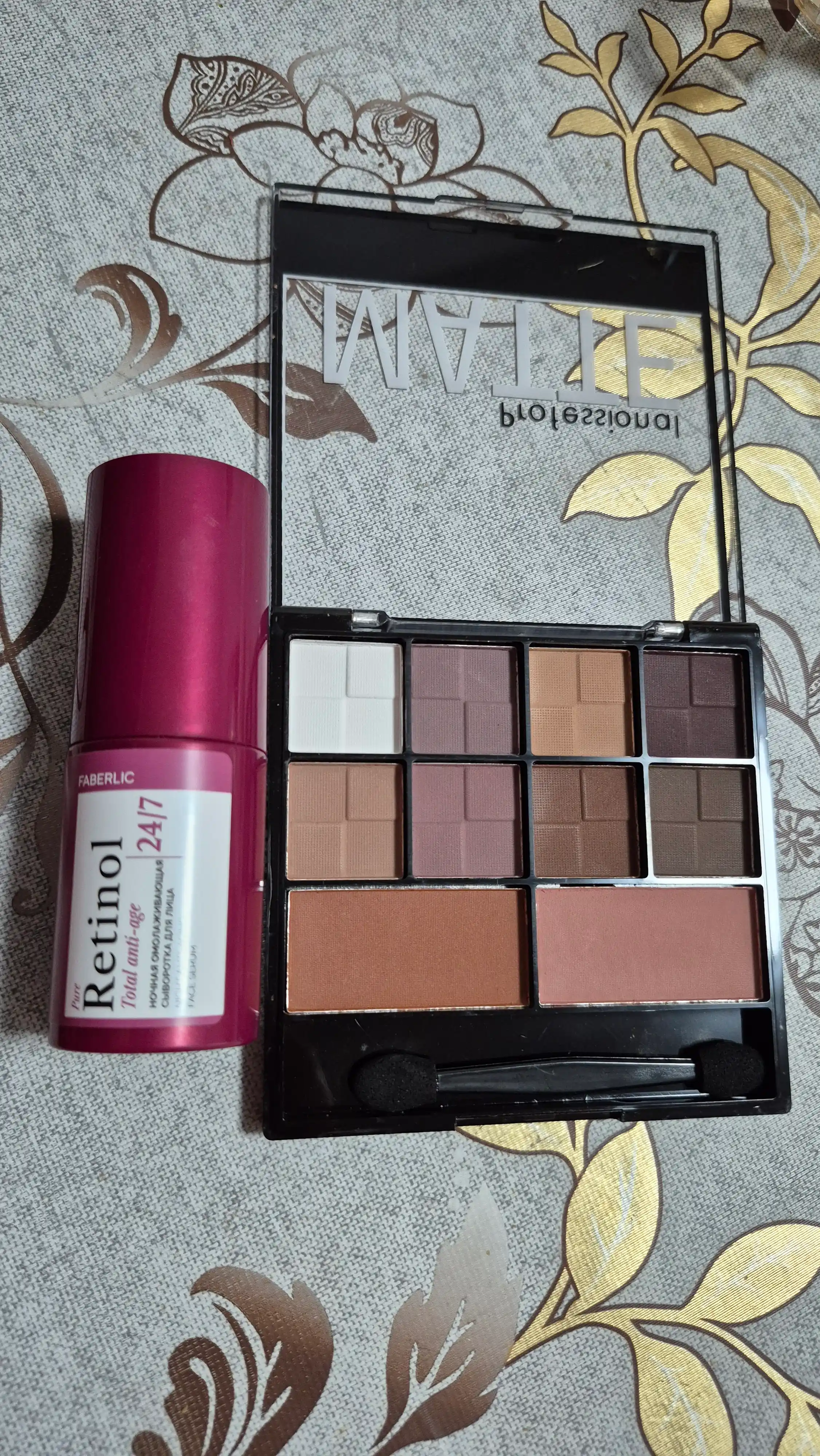 Палитра матовых теней для век, MATTE PROFESSIONAL тени для кожи вокруг глаз, из 10 цветов