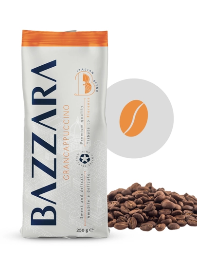 Qahva donlari Bazzara Grancappuccino, 250 g - 