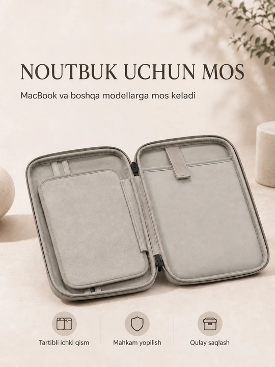Прочная сумка с жёстким корпусом для ноутбука и MacBook 13–14 и 14-15,6 дюймов
