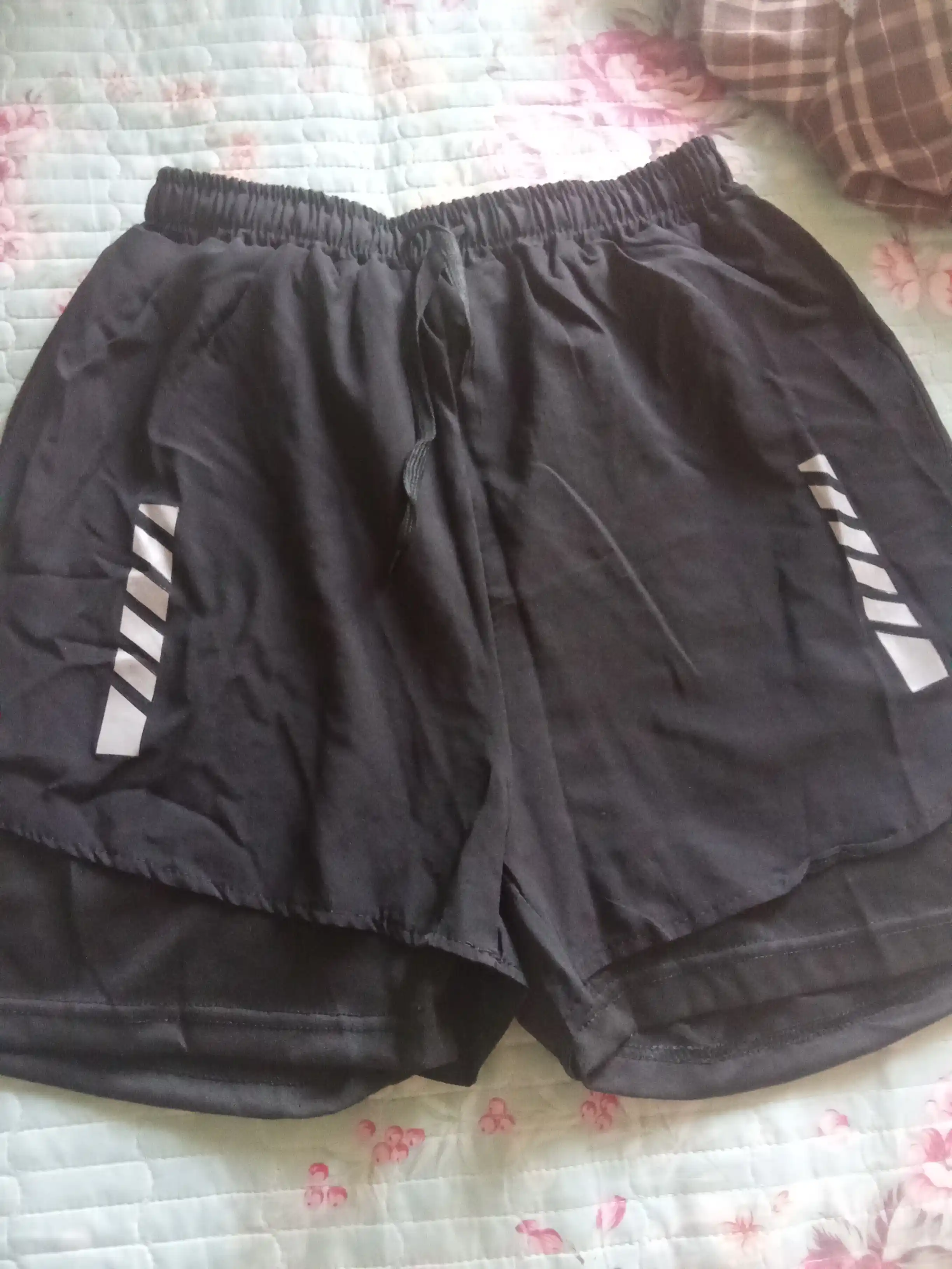 Professional fitnes sport kiyimi, erkaklar uchun rashgard, mayka va shorti, 2si 1 da