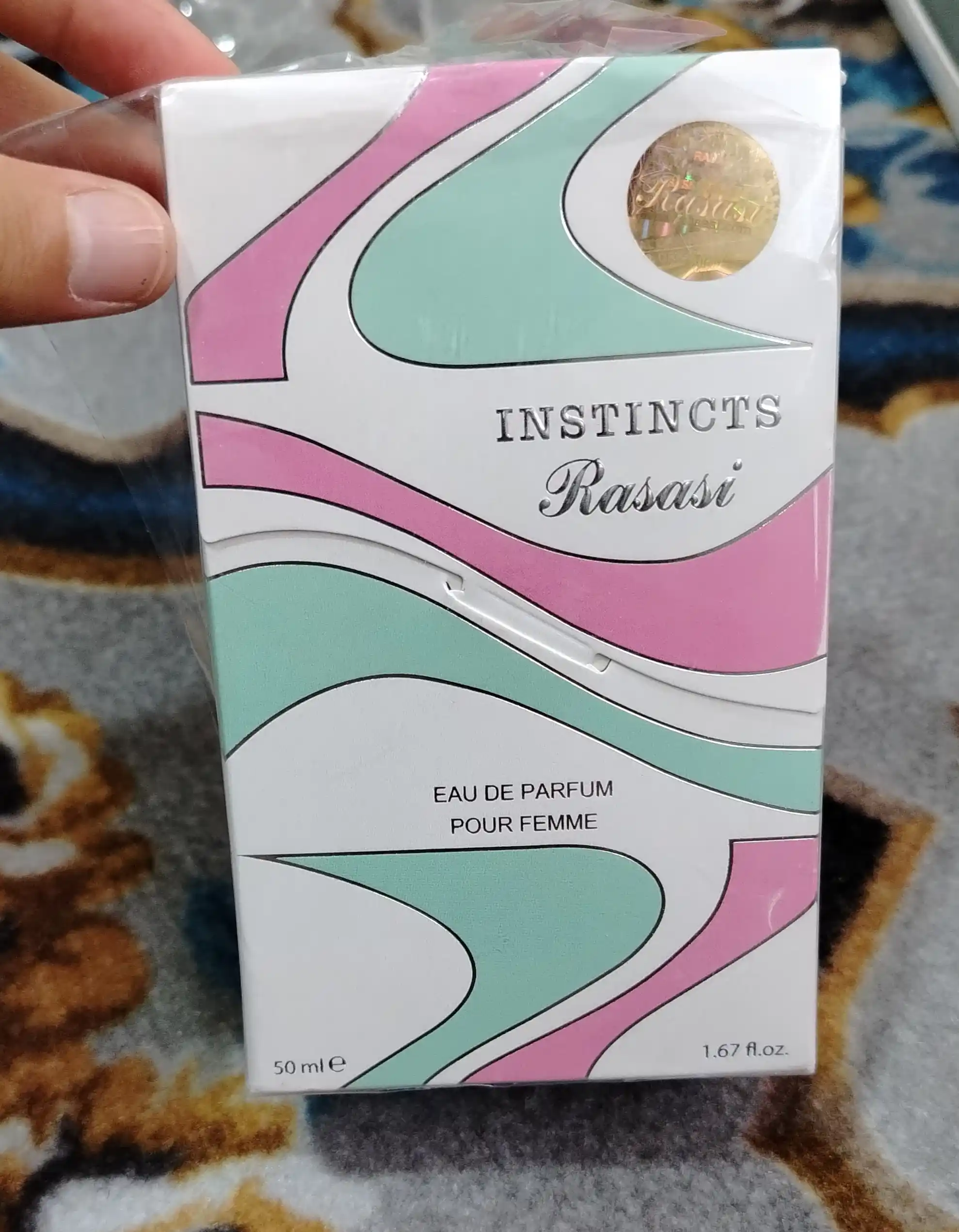 Parfyumlangan suv Rasasi, Instincts Pour Femme, 50 ml