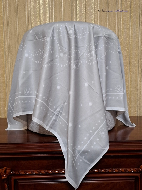 Ayollar ipak ro‘molchasi, hijob, sharf, 90 x 90 sm