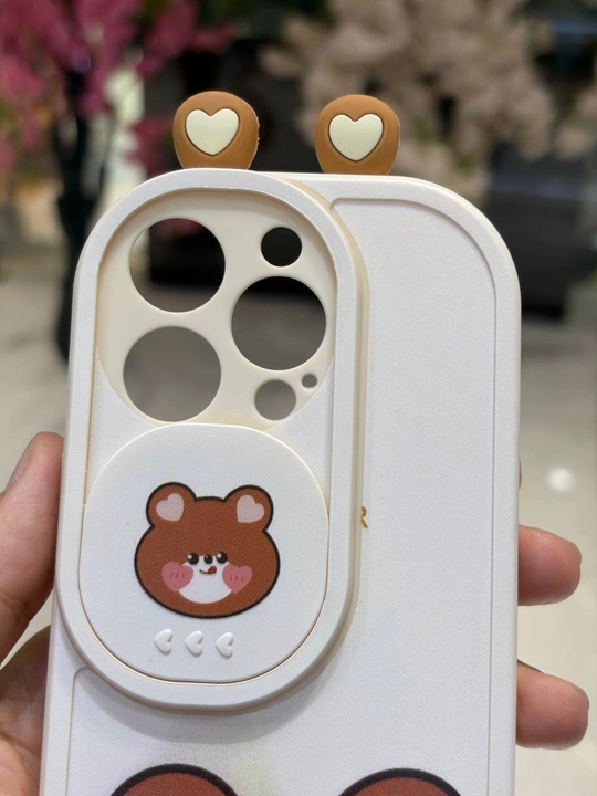 IPhone 12 13 14 15 Pro Max uchun 3D qurbaqa g‘ilofi - yumshoq silikon, kamera himoyasi