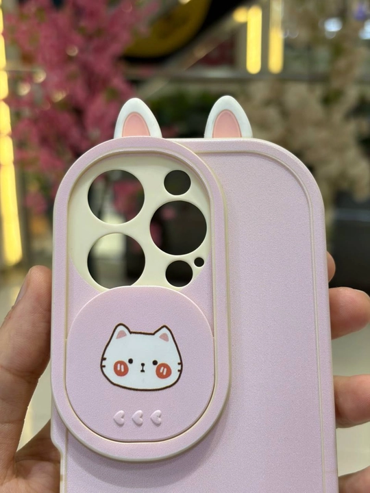 IPhone 12 13 14 15 Pro Max uchun 3D qurbaqa g‘ilofi - yumshoq silikon, kamera himoyasi