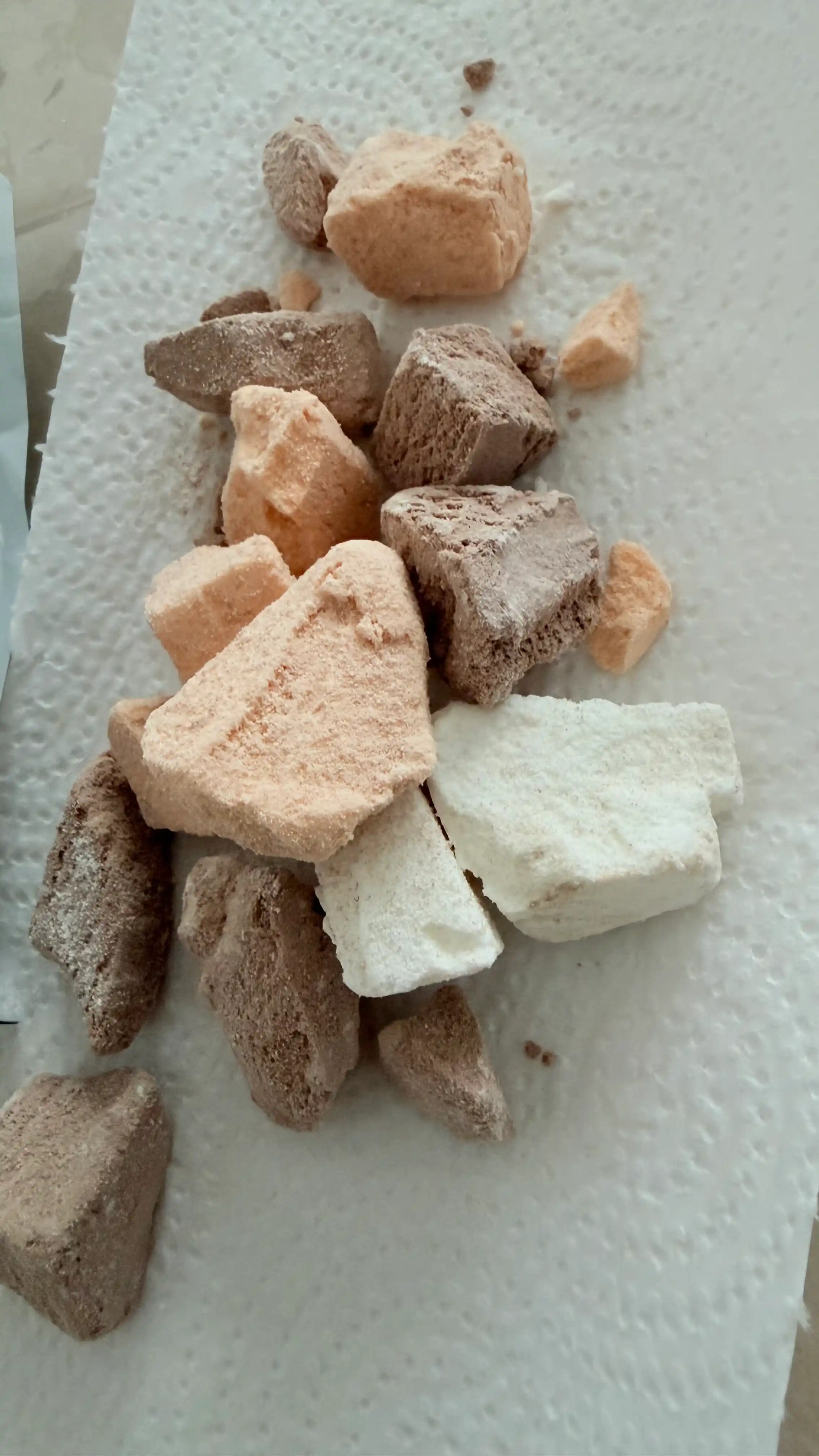 Натуральное сублимированное мороженое, 50 гр, 3 вкуса: ваниль, фрукты и кофе