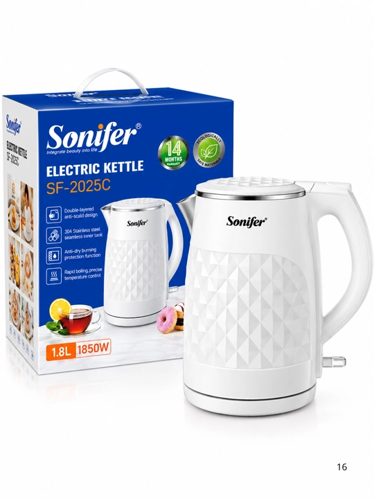 Электрический чайник Sonifer SF-2025C 1,8 л 1850 Вт