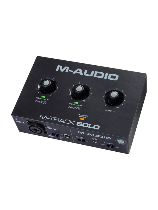 M-Audio M-Track Solo аудиоинтерфейс с 1 микрофонным предусилителем