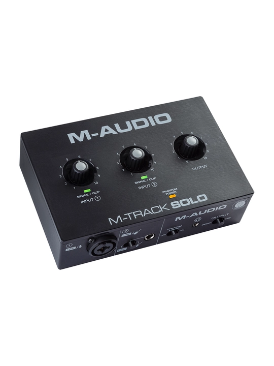 M-Audio M-Track Solo аудиоинтерфейс с 1 микрофонным предусилителем