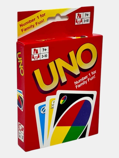 Настольная игра UNO классическая, Для 2-10 игроков, От 7 лет, Семейная - 