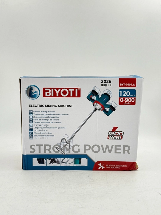Mikser elektr qurilish ishlari uchun 1200 vt  BYT-1601 A Biyoti