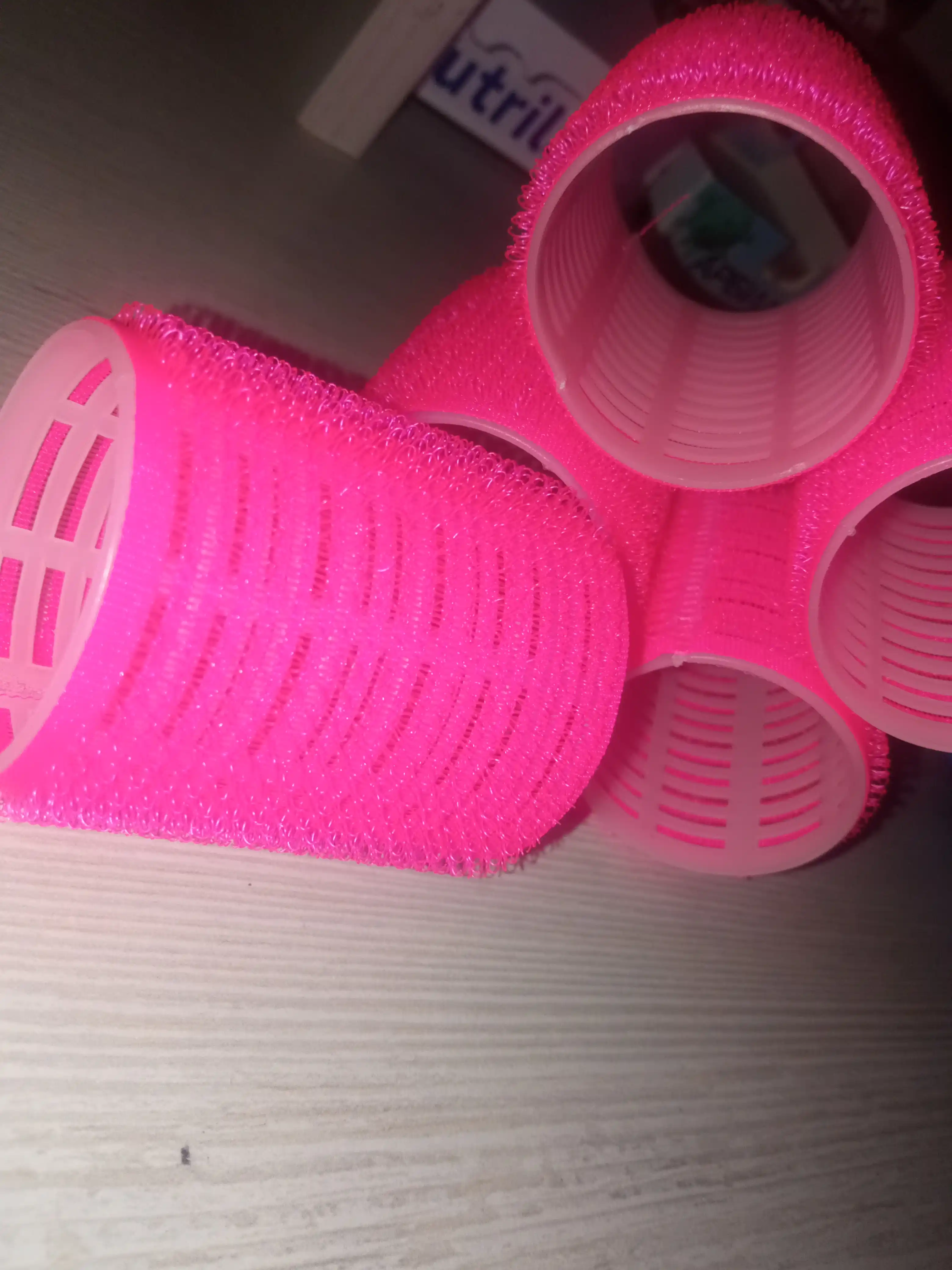 Бигуди на липучке для укладки и объема, Velcro, пластиковые, 40 мм, 5 шт