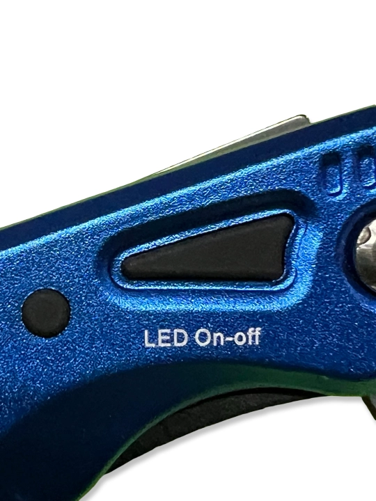 Traveler avtomobil multituli pichoq, otvyortka uchlari va LED chiroqli