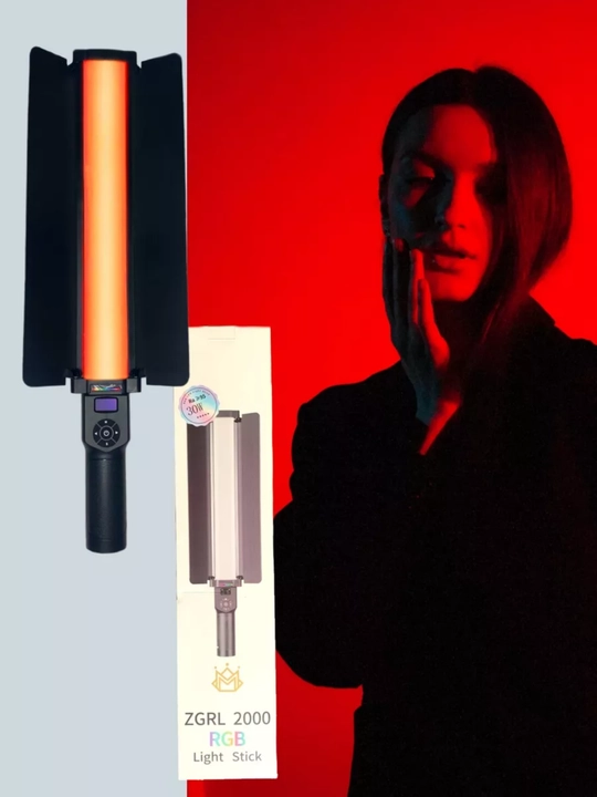 Batareyadan ishlaydigan "ZGRL 2000" professional svetodiodli RGB video tasvirga olish paneli
