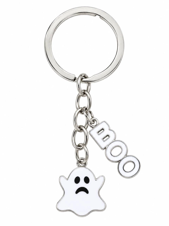 Брелок для ключей парный Привидение Boo на рюкзак сумку авто, подарок другу - 