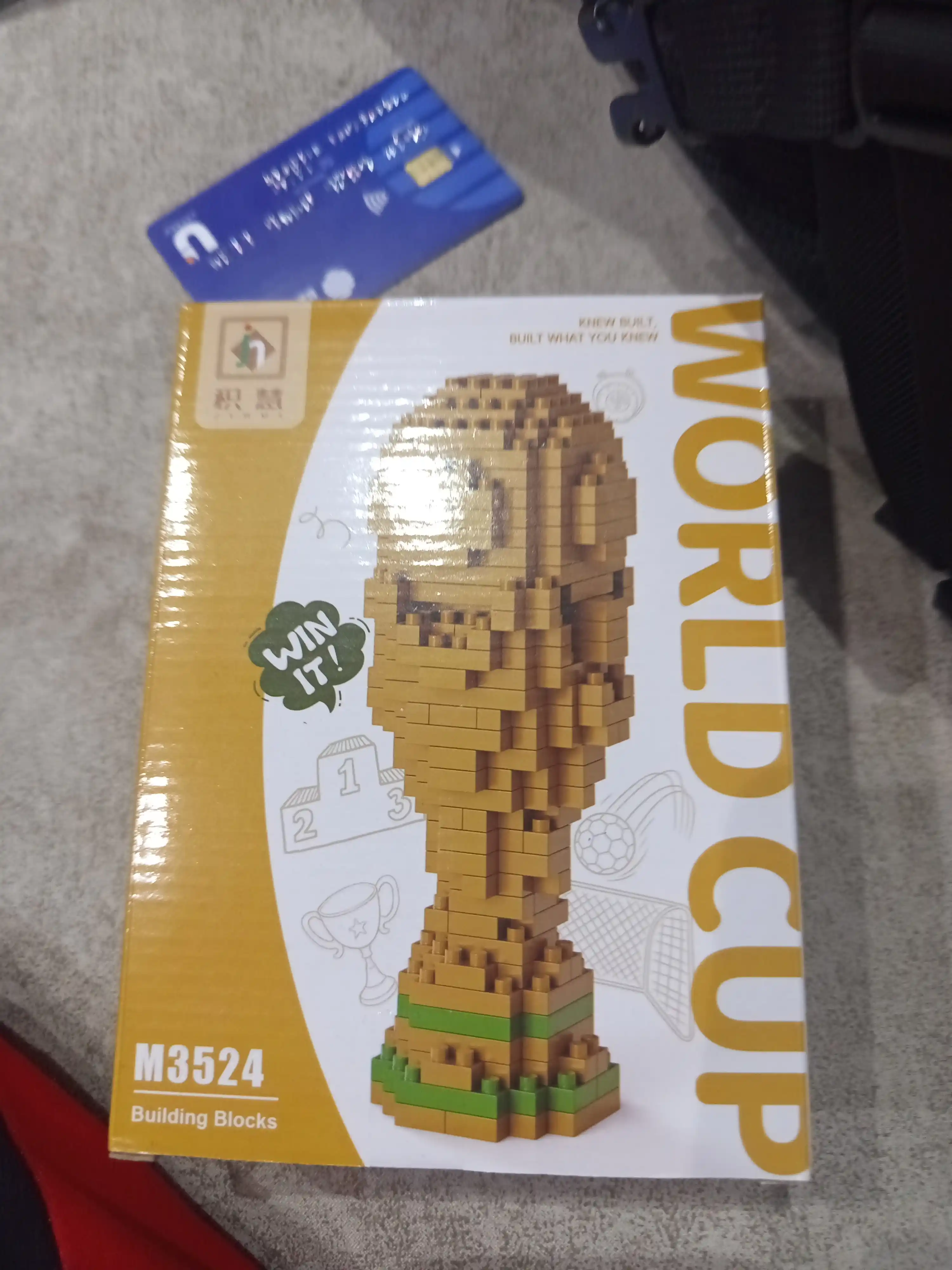 Konstruktor lego bolalar va kattalar uchun, 1000+ qismlar to'plami, o'yinchoq,FIFA futbol