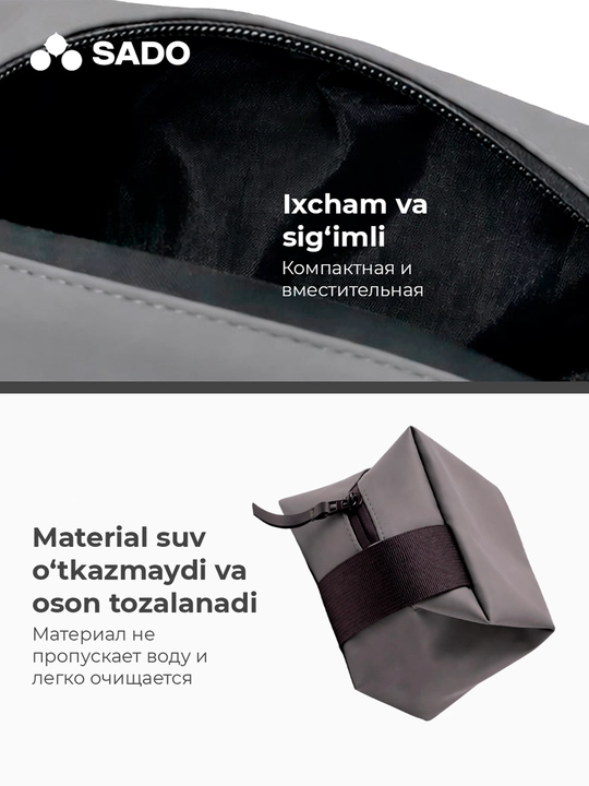 Kosmetichka SADO, erkaklar va ayollar uchun organayzer