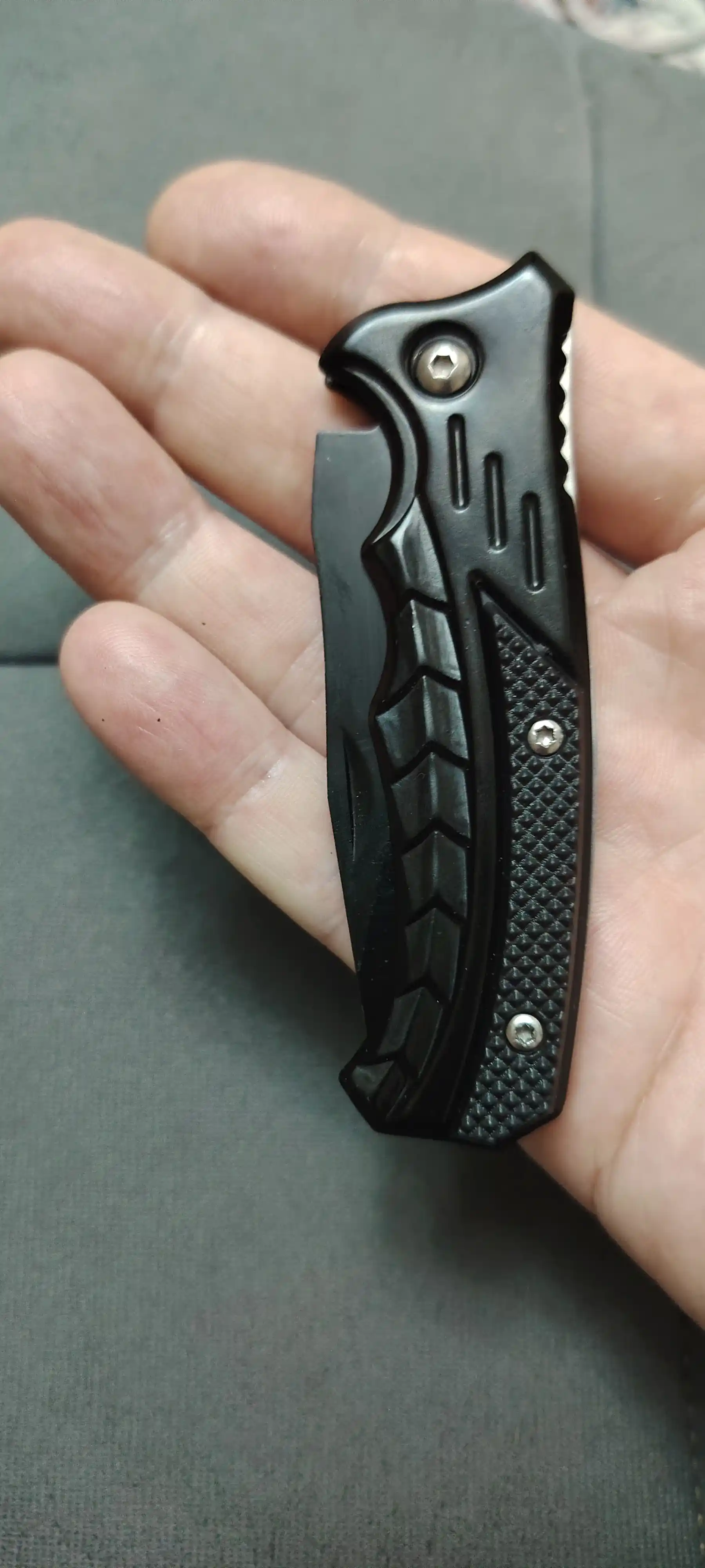 Складной универсальный нож, нержавеющая сталь, компактный, нож-спиннер туристический