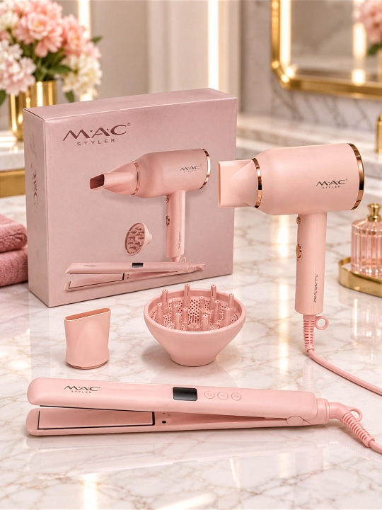 Soch fen MAC Styler, professional fen 2200W, soch quritgich, 3 rejim, 2 nasadka