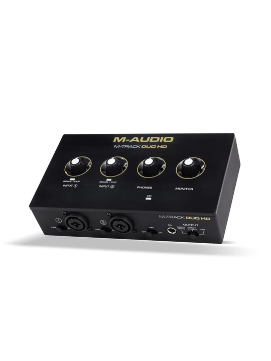 M-Audio M-Track Duo HD Producer Pack комплект для звукозаписи, с микрофоном и наушниками