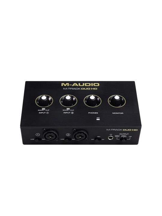 M-Audio M-Track Duo HD Producer Pack комплект для звукозаписи, с микрофоном и наушниками