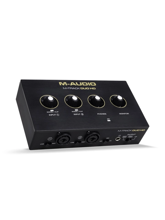 M-Audio M-Track Duo HD Producer Pack комплект для звукозаписи, с микрофоном и наушниками