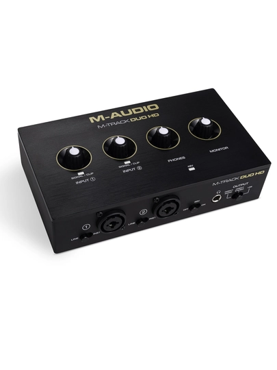 M-Audio M-Track Duo HD Producer Pack комплект для звукозаписи, с микрофоном и наушниками
