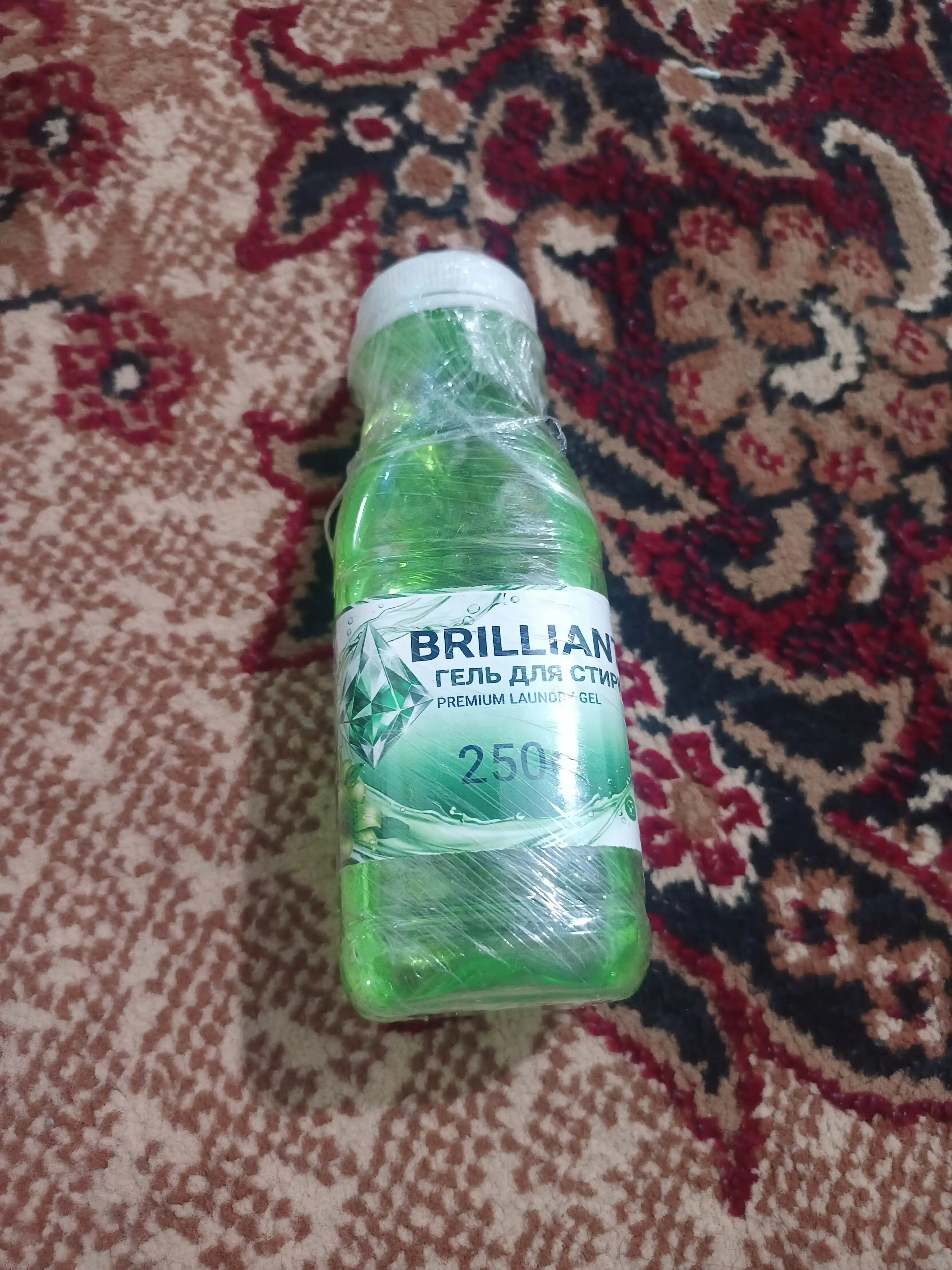 Гель для стирки BRILLIANT с пятновыводителем, жидкий порошок для белья и одежды, 3 кг