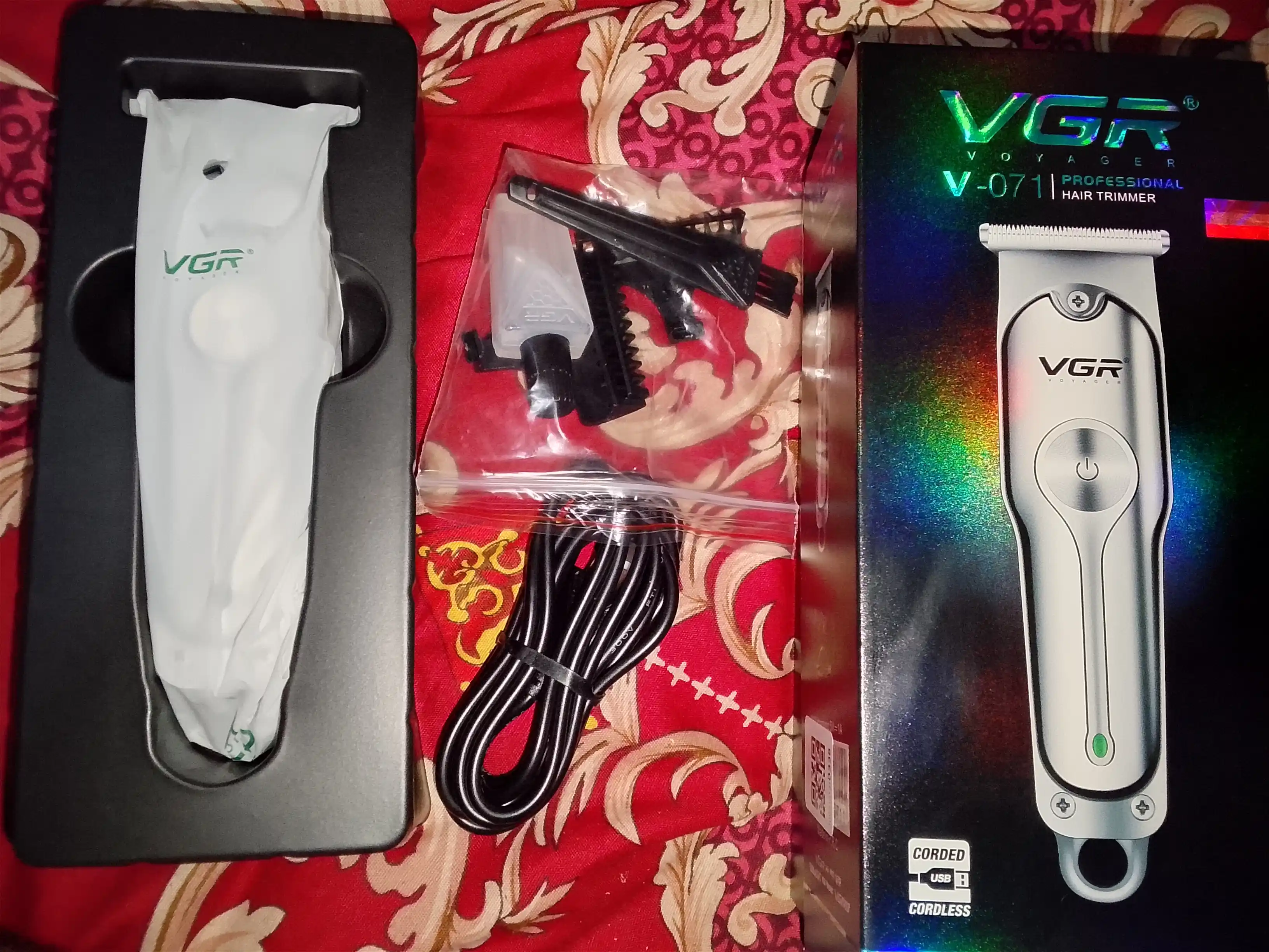 Elektr ustara VGR V-071 modeli, trimmer va moylash mashinasi uchun