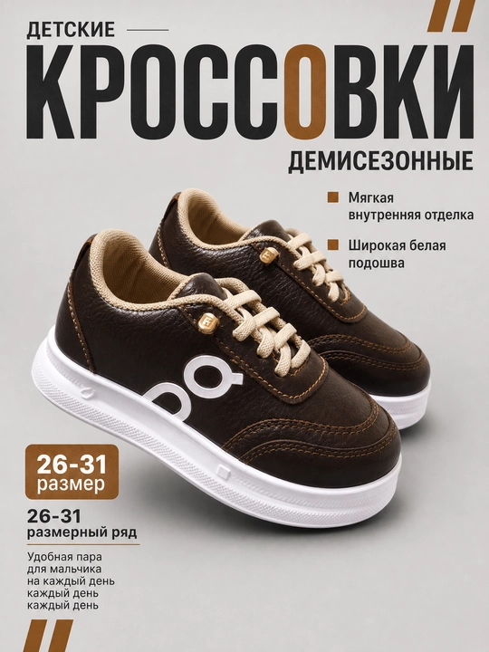 Кроссовки детские, обувь мужская - 