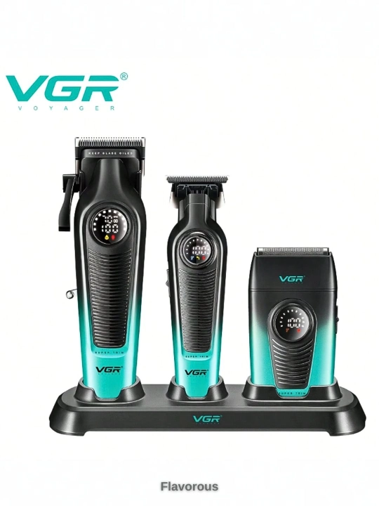 Машинка для стрижки и триммер VGR V-196 & V-996 профессиональный набор - 