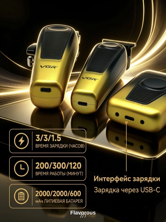Машинка для стрижки и триммер VGR V-196 & V-996 профессиональный набор