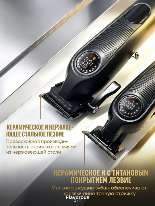Машинка для стрижки и триммер VGR V-196 & V-996 профессиональный набор