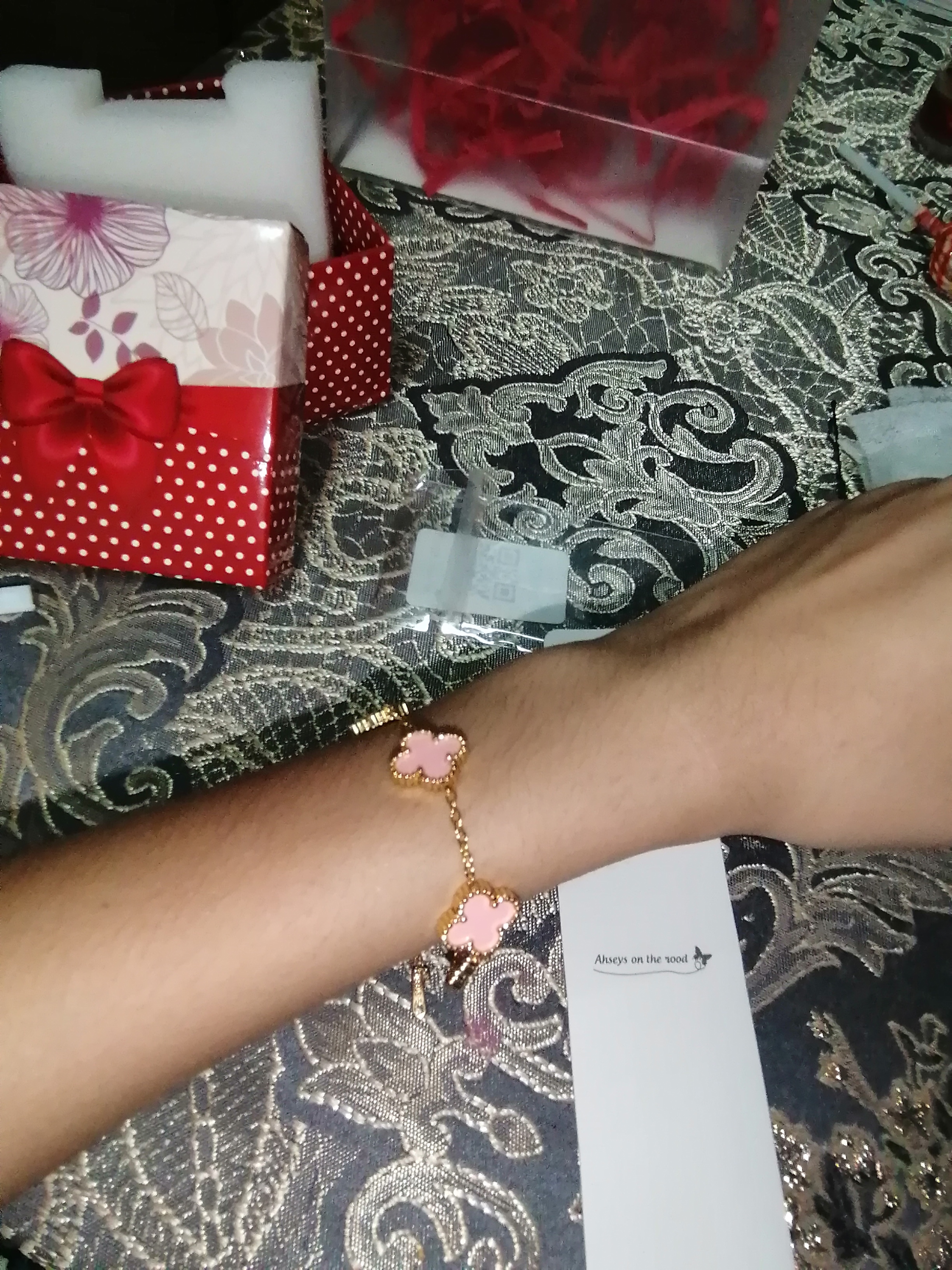 Браслеты для женщин и девочек Clover Van Cleef, не меняет цвет и не темнеет
