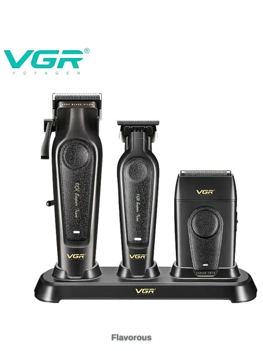Машинка для стрижки и триммер VGR V-196 & V-996 профессиональный набор - 