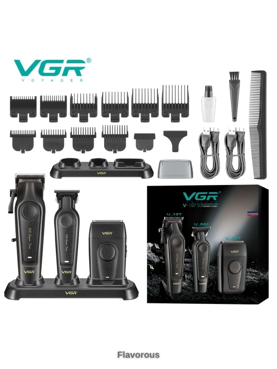 Машинка для стрижки и триммер VGR V-196 & V-996 профессиональный набор