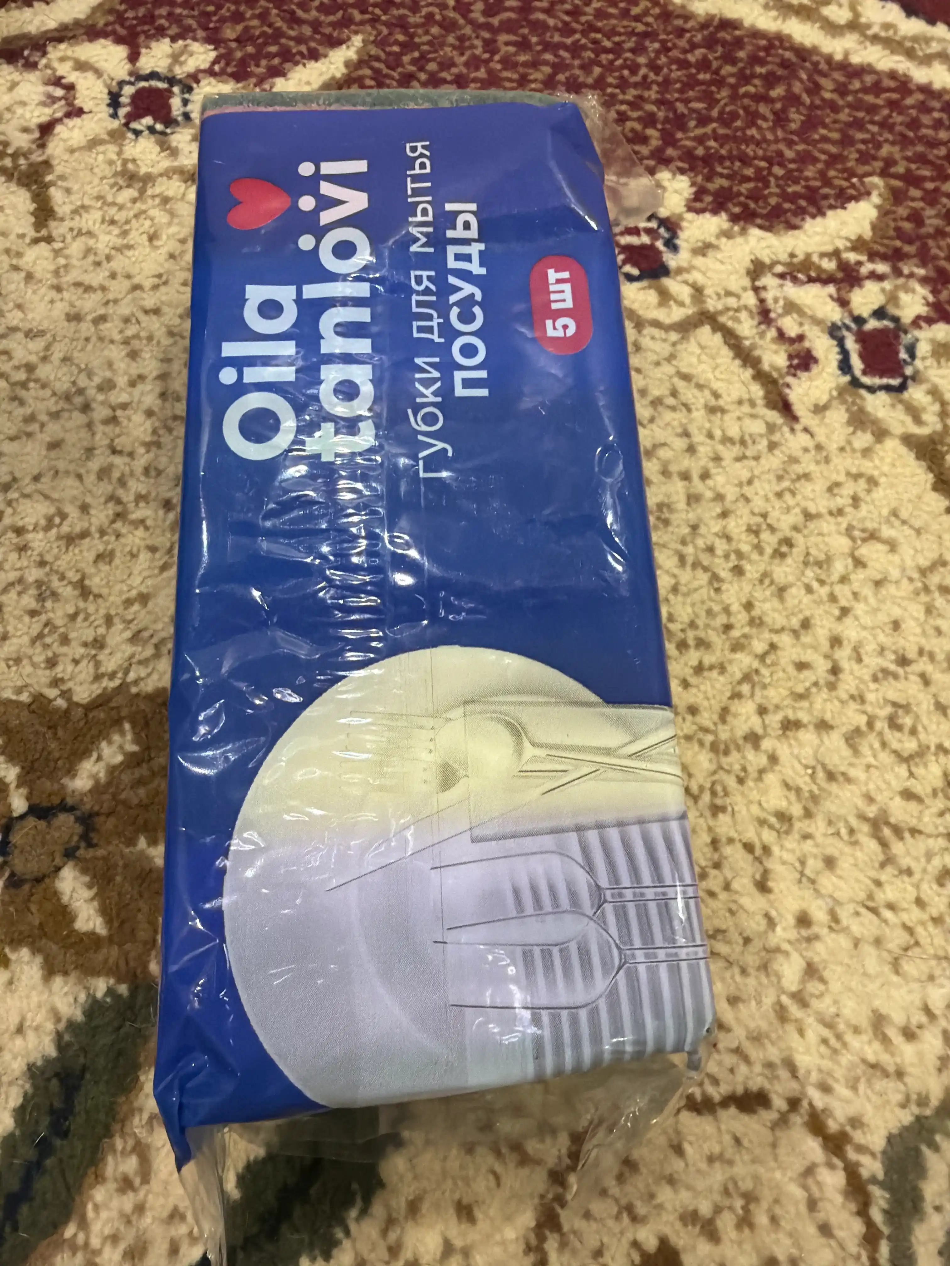 Idishlarni yuvish uchun gubkalar Oila tanlovi, 5 dona