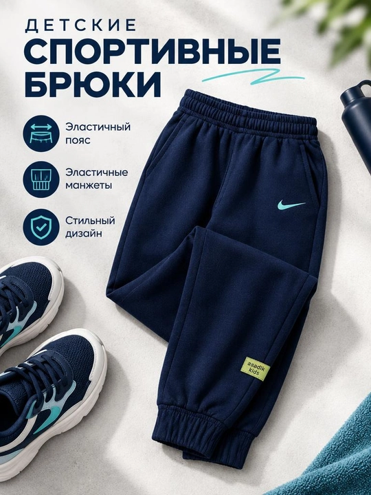 Штаны спортивные, детские джоггеры - 