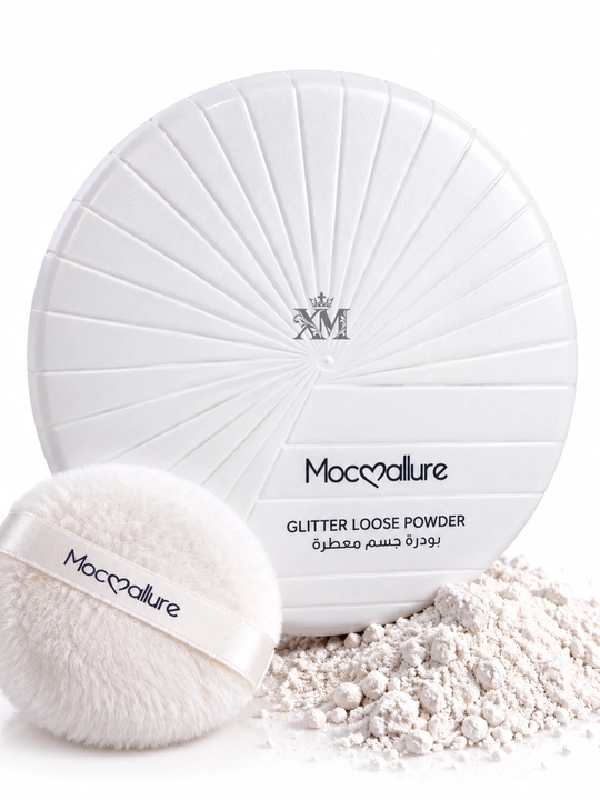 Moccallure White tana uchun iforli upa, 100 g, namlikka chidamli