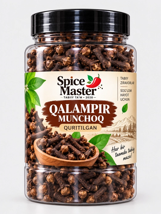 Гвоздика целая 200 г — натуральная сушёная специя, приправа Spice Master