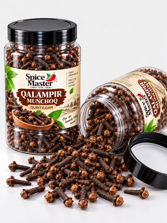 Гвоздика целая 200 г — натуральная сушёная специя, приправа Spice Master