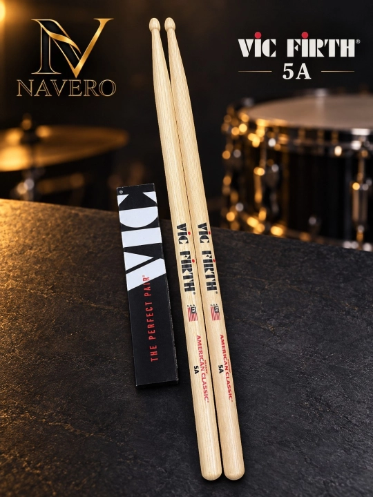 Барабанные палочки Vic Firth American Classic, 5A, 5AN, 7A, 7AN, 1 пара