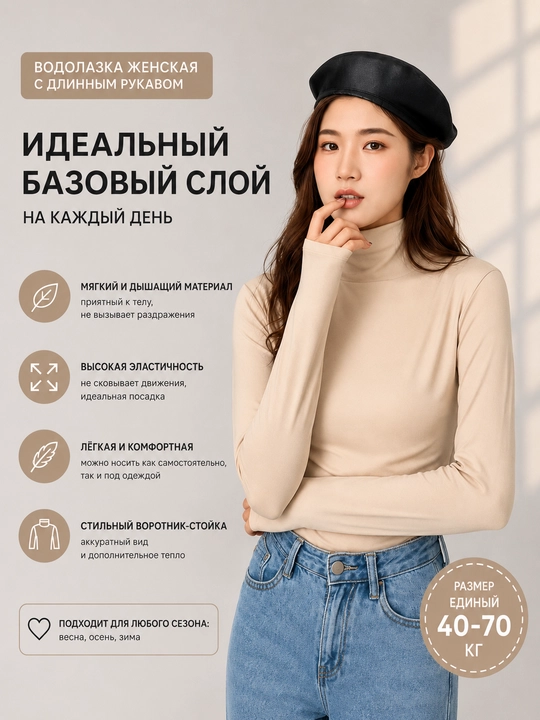 Водолазка для девушек и женщин, водоласка, боди, женский лонгслив, свитер,, вадаласка
