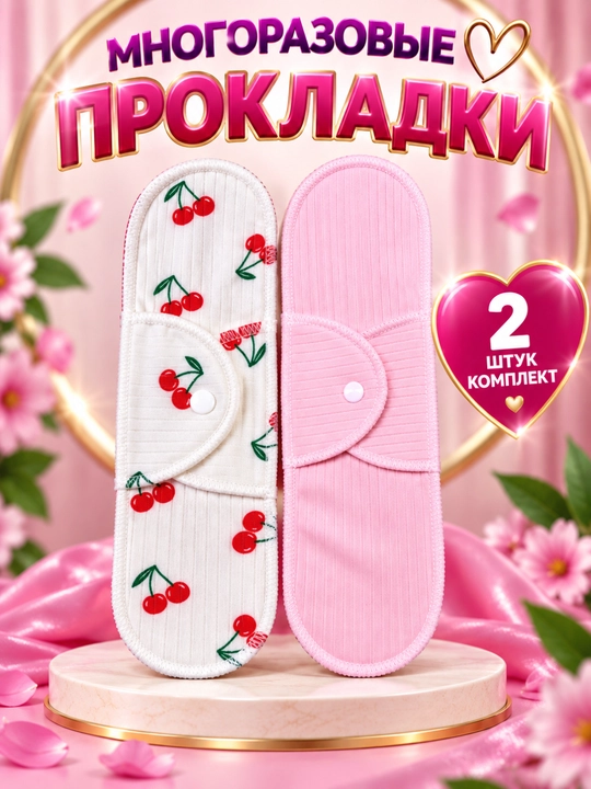 Ayollar uchun ko‘p marotaba ishlatiladigan gigiyenik prokladkalar  to‘plami