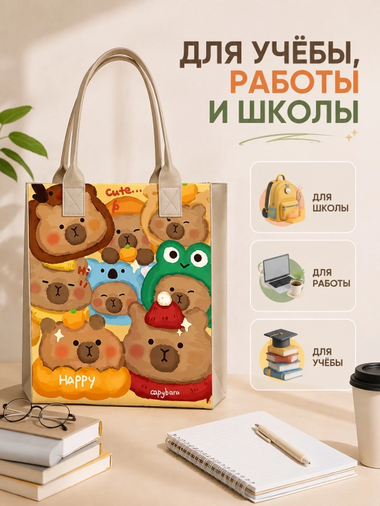 Ayollar, qizlar, ish, o‘qish va jismoniy tarbiya kiyimlari uchun universal sumka - 